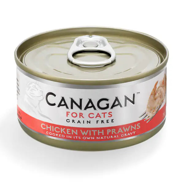Canagan for Cats Kitten & Adult Grain Free Filetti 75 gr  Pollo con gamberetti bauzaarit.myshopify.com