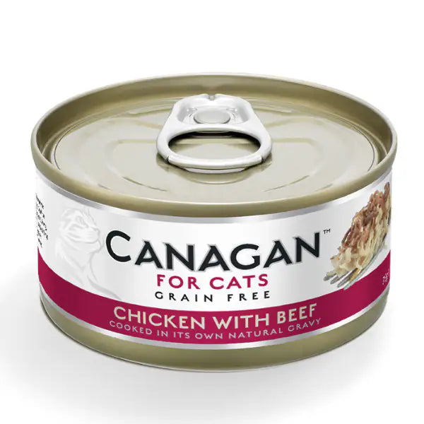 Canagan for Cats Kitten & Adult Grain Free Filetti 75 gr  Pollo con manzo bauzaarit.myshopify.com