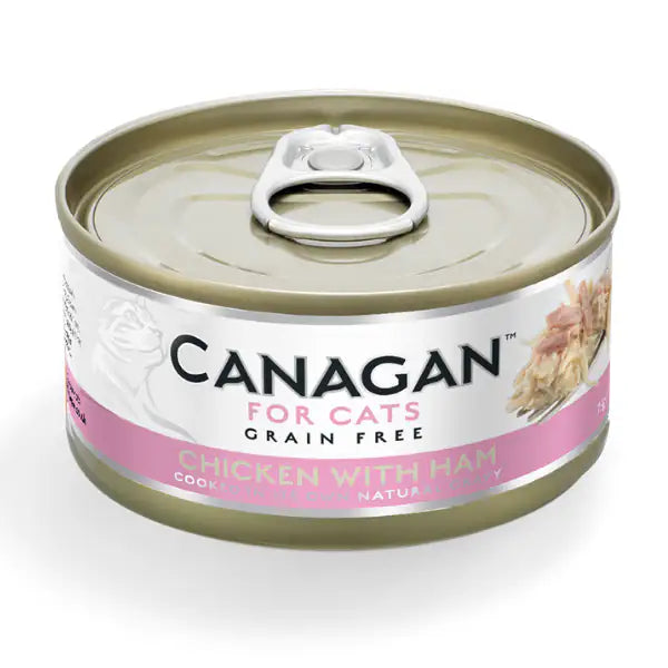 Canagan for Cats Kitten & Adult Grain Free Filetti 75 gr  Pollo con prosciutto bauzaarit.myshopify.com
