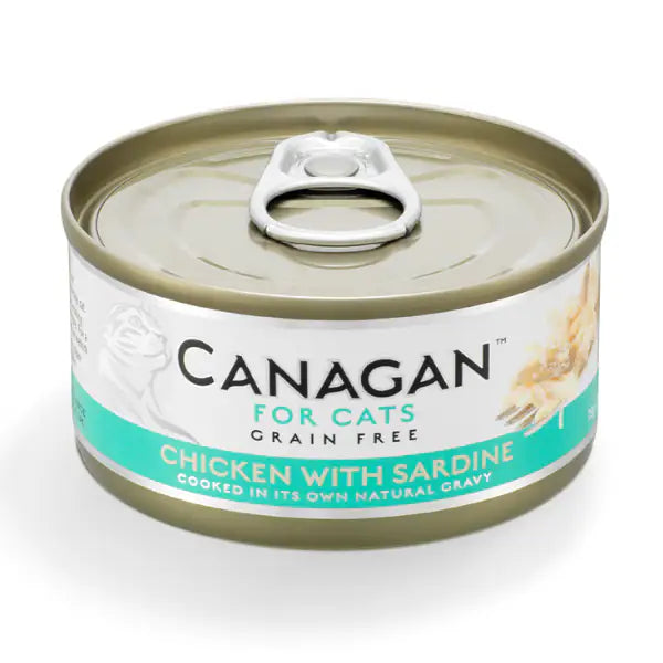 Canagan for Cats Kitten & Adult Grain Free Filetti 75 gr  Pollo con sardine bauzaarit.myshopify.com