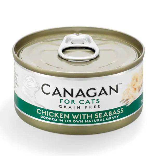 Canagan for Cats Kitten & Adult Grain Free Filetti 75 gr  Pollo con spigola bauzaarit.myshopify.com