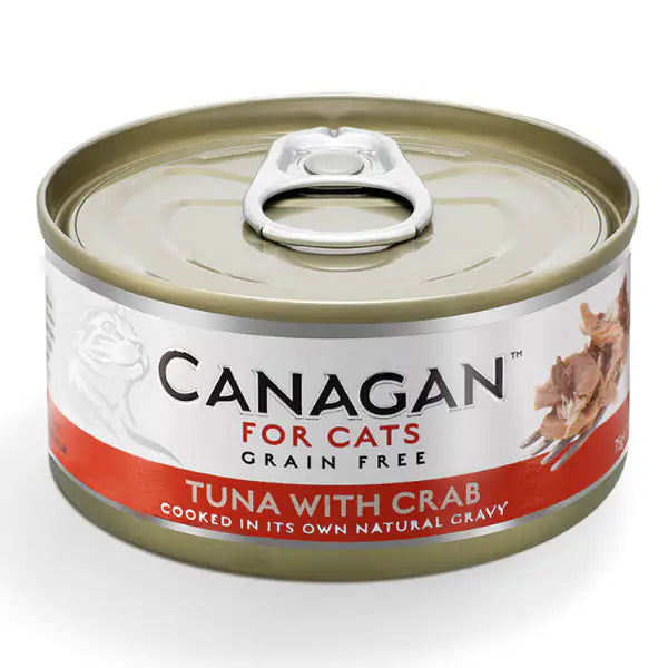 Canagan for Cats Kitten & Adult Grain Free Filetti 75 gr  Tonno con granchio bauzaarit.myshopify.com