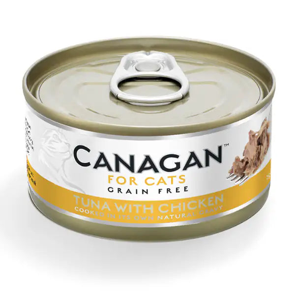 Canagan for Cats Kitten & Adult Grain Free Filetti 75 gr  Tonno con pollo bauzaarit.myshopify.com
