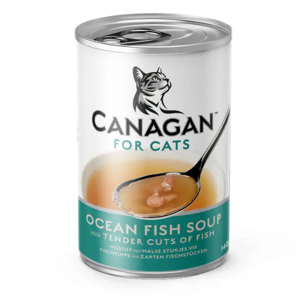 Canagan for Cats Kitten & Adult Zuppe di pesce 140 gr  Pesce oceano bauzaarit.myshopify.com