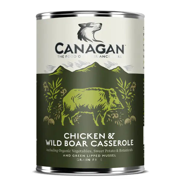 Canagan for Dogs Adult  All Breeds Grain Free Bocconi 400 gr  Casseruola di Pollo e cinghiale bauzaarit.myshopify.com