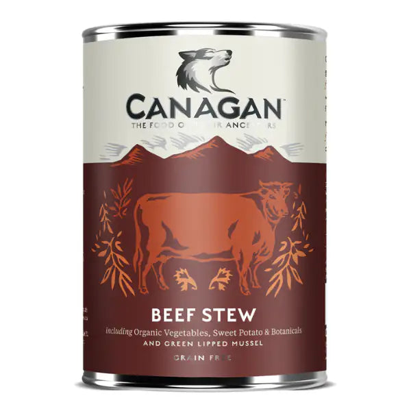 Canagan for Dogs Adult  All Breeds Grain Free Bocconi 400 gr  Stufato di Manzo bauzaarit.myshopify.com