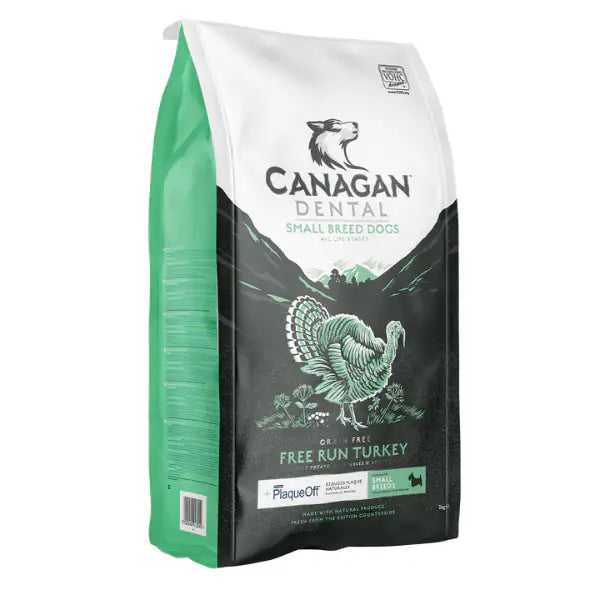 Canagan for Dogs Adult Small Breeds Grain Free Dental Tacchino  2 Kg bauzaarit.myshopify.com