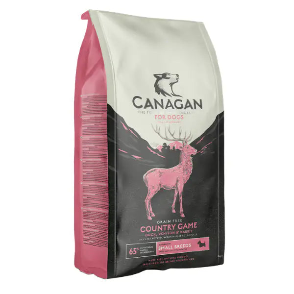 Canagan for Dogs Adult Small Breeds Grain Free Selvaggina   bauzaarit.myshopify.com