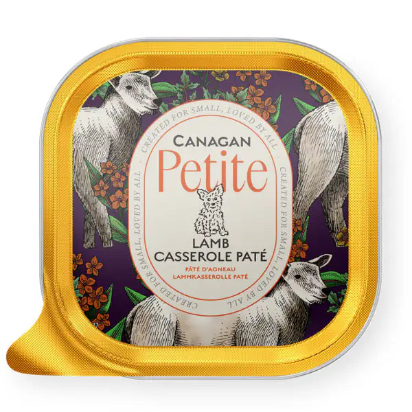 Canagan for Dogs Petite Adult  Small Breeds Grain Free Patè 100 gr  Agnello in casseruola bauzaarit.myshopify.com