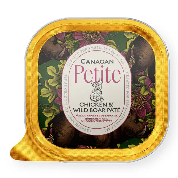 Canagan for Dogs Petite Adult  Small Breeds Grain Free Patè 100 gr  Pollo con cinghiale bauzaarit.myshopify.com