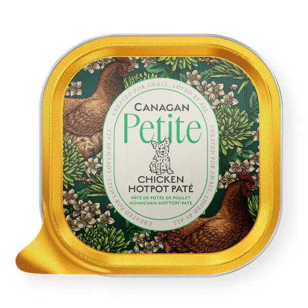 Canagan for Dogs Petite Adult  Small Breeds Grain Free Patè 100 gr  Pollo in umido bauzaarit.myshopify.com