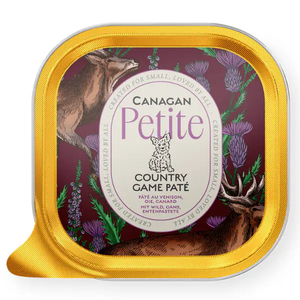 Canagan for Dogs Petite Adult  Small Breeds Grain Free Patè 100 gr  Selvaggina bauzaarit.myshopify.com