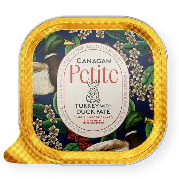 Canagan for Dogs Petite Adult  Small Breeds Grain Free Patè 100 gr  Tacchino con anatra bauzaarit.myshopify.com
