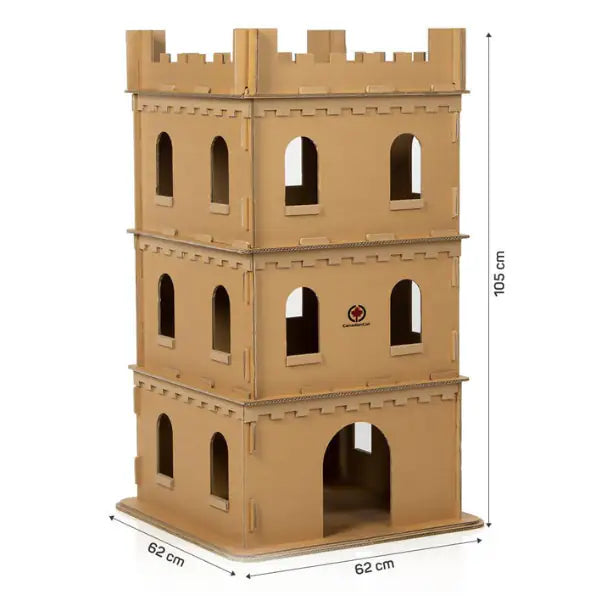 Castello in cartone CatCastle CanadianCat   bauzaarit.myshopify.com