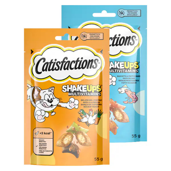Catisfaction Cat Snack Shake Ups Multivitamins 55 g   bauzaarit.myshopify.com