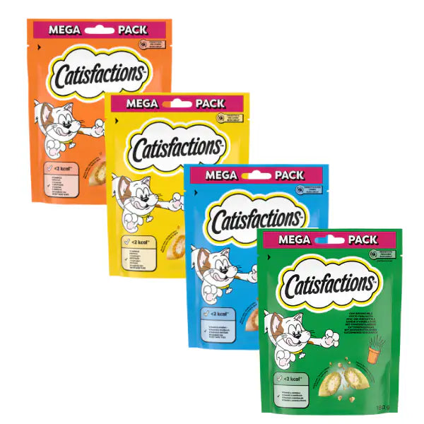 Catisfactions snack per gatti Maxi Pack 180 gr   bauzaarit.myshopify.com
