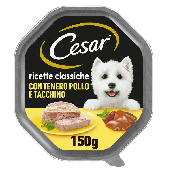 Cesar Ricette Classiche 150gr  Pollo e tacchino bauzaarit.myshopify.com