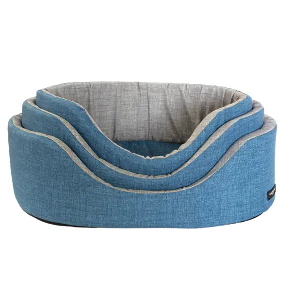 Cesta Ovale sfoderabile Eco Nasonero  Blu - 1a Misura 42 x 30 cm bauzaarit.myshopify.com