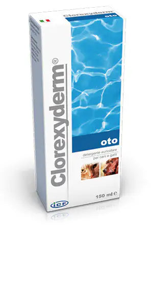 Clorexyderm Oto ICF detergente auricolare per cani e gatti  150 ml bauzaarit.myshopify.com