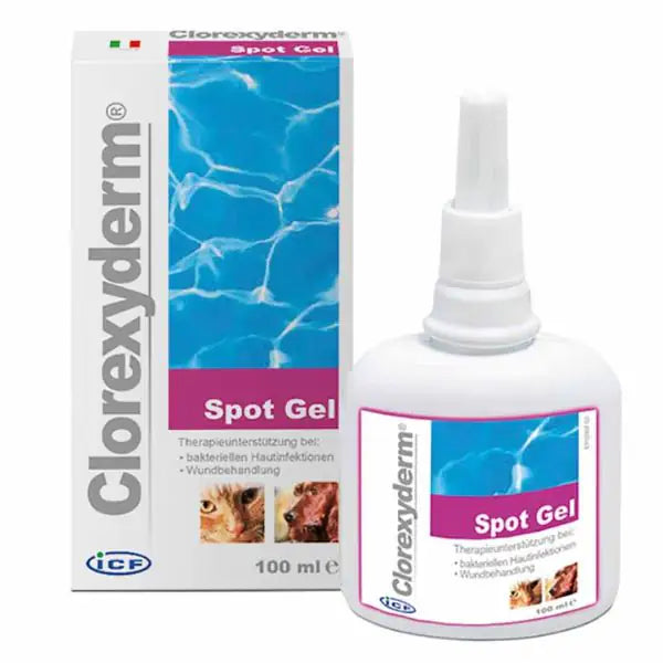 Clorexyderm Spot Gel ICF idratante dermatologico per cani e gatti  100 ml bauzaarit.myshopify.com