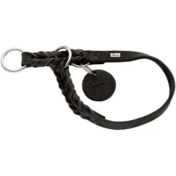 Collare da addestramento Solid Education in cuoio di bovino Hunter  Nero - L bauzaarit.myshopify.com