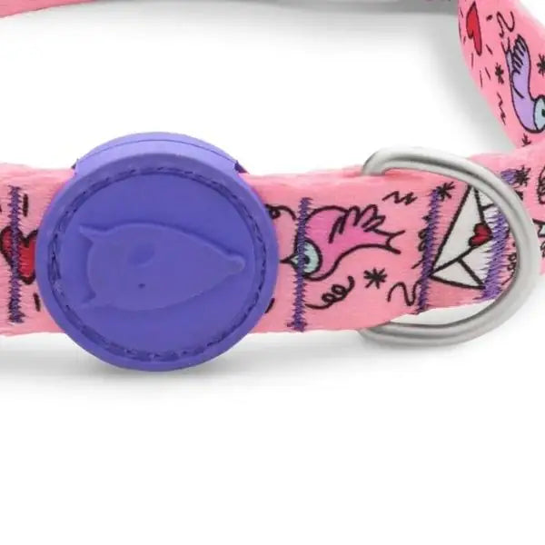 Collare regolabile per cani in raso Intense Sweet Tweet Morso   bauzaarit.myshopify.com
