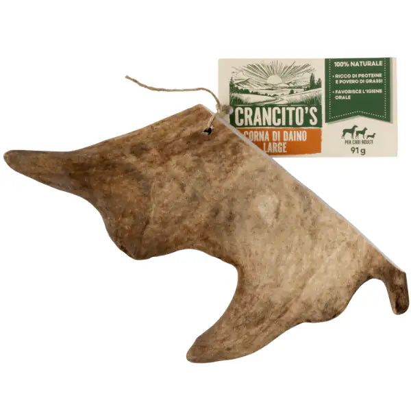 Crancito's Corna di Daino Snack naturale per cani adulti  160 gr bauzaarit.myshopify.com