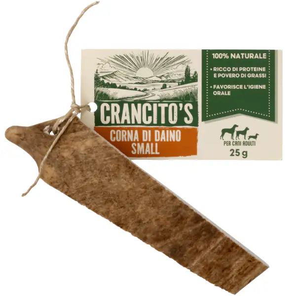 Crancito's Corna di Daino Snack naturale per cani adulti  50 gr bauzaarit.myshopify.com