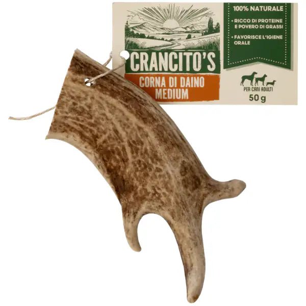 Crancito's Corna di Daino Snack naturale per cani adulti  80 gr bauzaarit.myshopify.com