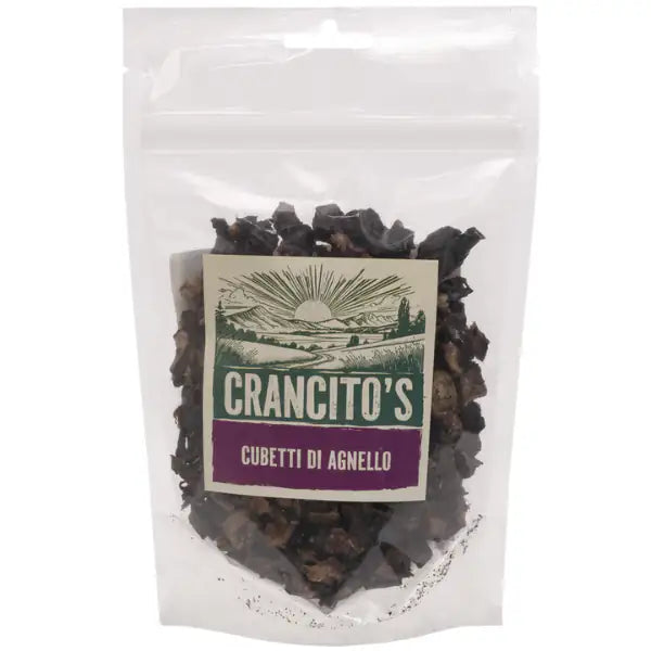Crancito's snack naturale Dog Adult Cubetti  Agnello - 80 gr bauzaarit.myshopify.com