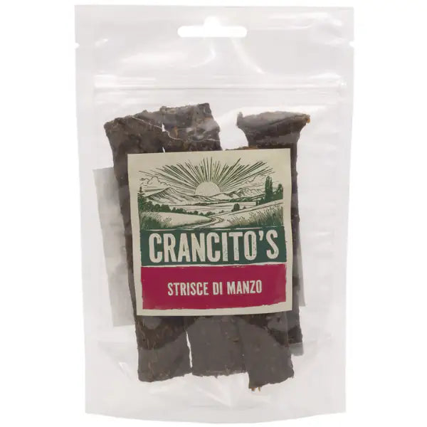 Crancito's snack naturale Dog Adult Strisce  Manzo - 80 gr bauzaarit.myshopify.com