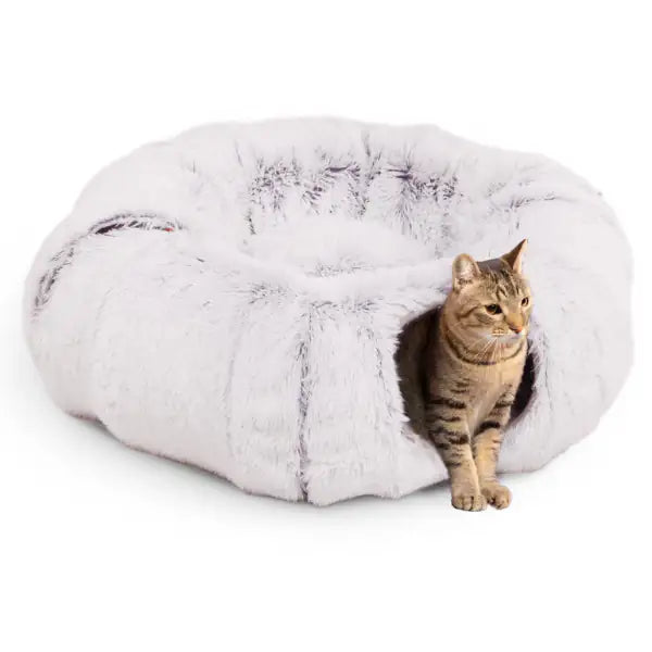 Cuccia Tunnel per gatti componibile in peluche Otis CanadianCat   bauzaarit.myshopify.com