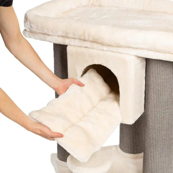 Cuccia con tiragraffi integrato in sisal Calgary CanadianCat   bauzaarit.myshopify.com