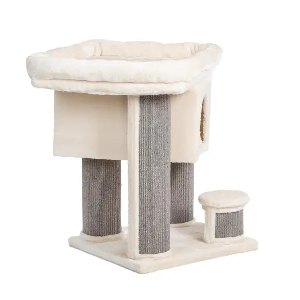 Cuccia con tiragraffi integrato in sisal Calgary CanadianCat   bauzaarit.myshopify.com