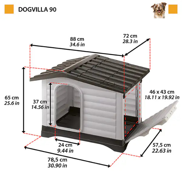 Cuccia da esterni Dogvilla Ferplast   bauzaarit.myshopify.com