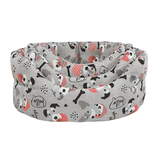 Cuccia per cani Trono ovale Eco Nasonero  Cagnolini - 46 x 32 cm bauzaarit.myshopify.com