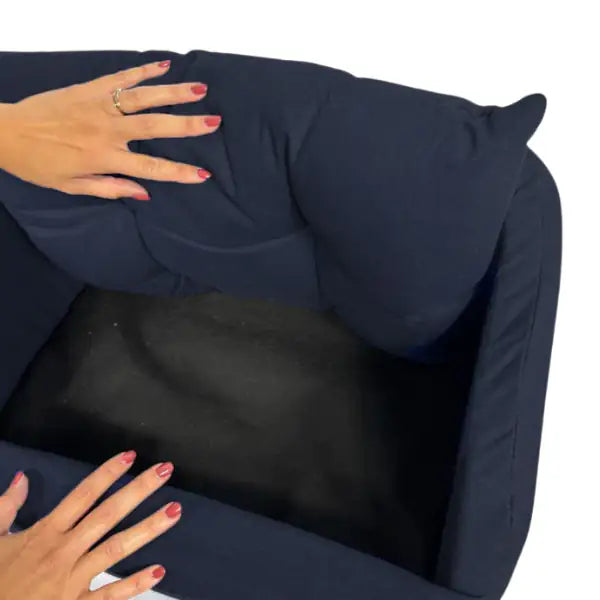Cuccia per cani da interno Solid Blu Fabotex   bauzaarit.myshopify.com