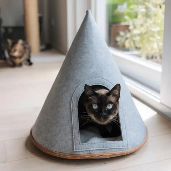 Cuccia per gatti in felcro Tenda Cone CanadianCat   bauzaarit.myshopify.com