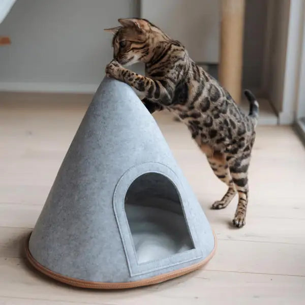Cuccia per gatti in felcro Tenda Cone CanadianCat   bauzaarit.myshopify.com