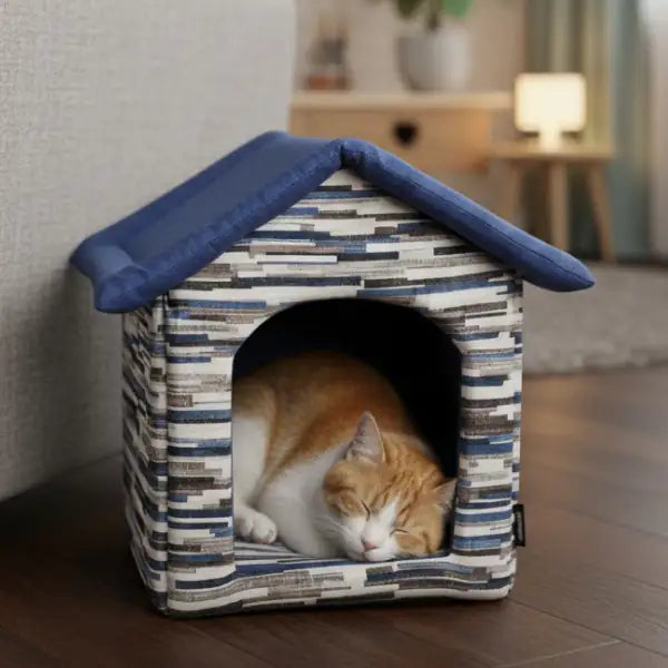 Cuccia piccola Casetta per gatti Nasonero   bauzaarit.myshopify.com