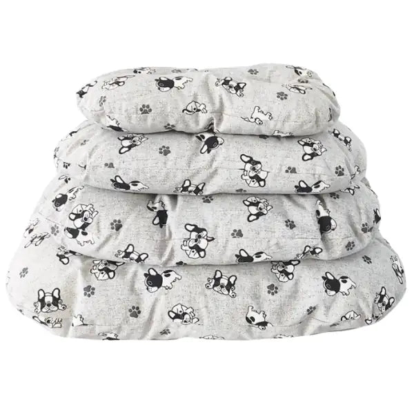 Cuscino ovale con impunture Bulldog Nasonero   bauzaarit.myshopify.com