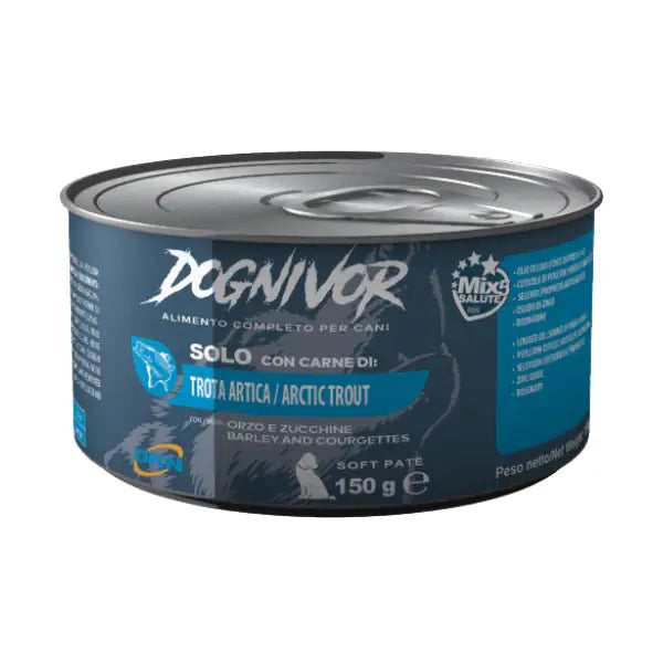 DRN Dognivor Adult Patè Monoproteico 150 gr  Trota Artica bauzaarit.myshopify.com