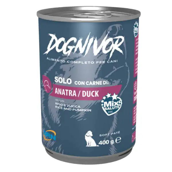 DRN Dognivor Adult Patè Monoproteico 400 gr  Anatra bauzaarit.myshopify.com