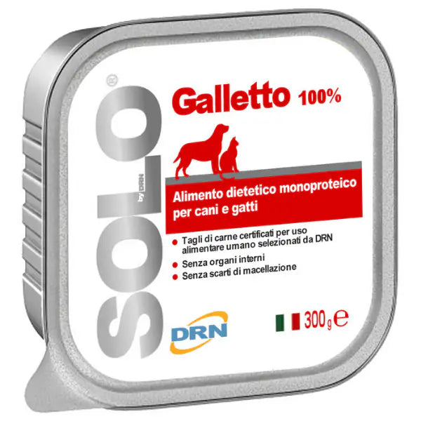 DRN Solo alimento monoproteico cane e gatto 300 gr   bauzaarit.myshopify.com