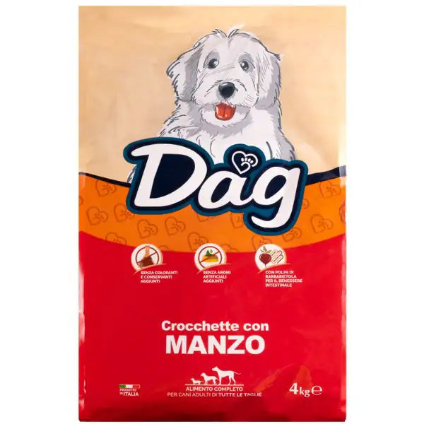 Dag Dog Adult All Breeds Manzo  4 kg bauzaarit.myshopify.com