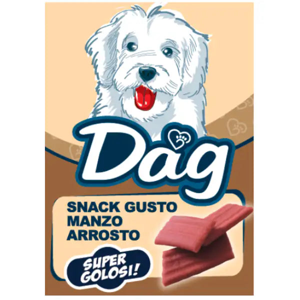 Dag Dog Adult All Breeds snack morbidi super golosi 50 gr  Manzo arrosto bauzaarit.myshopify.com