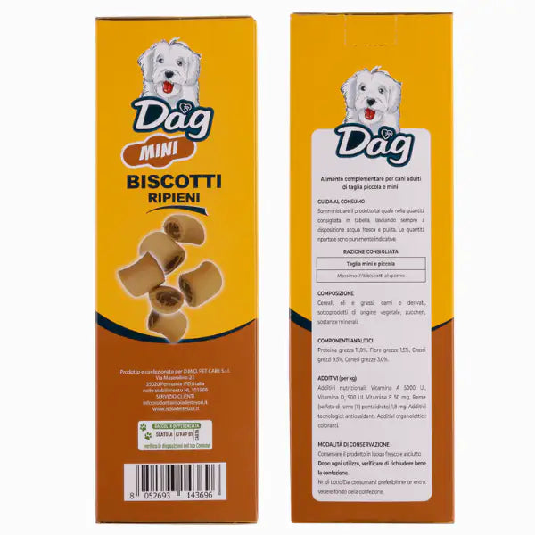 Dag Dog Adult Mini biscotti ripieni per cani   bauzaarit.myshopify.com