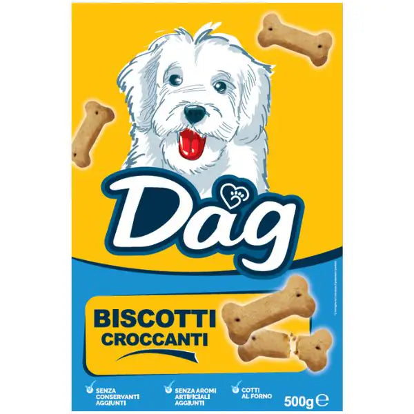 Dag Dog biscotti per cani 500 gr  Carne bauzaarit.myshopify.com