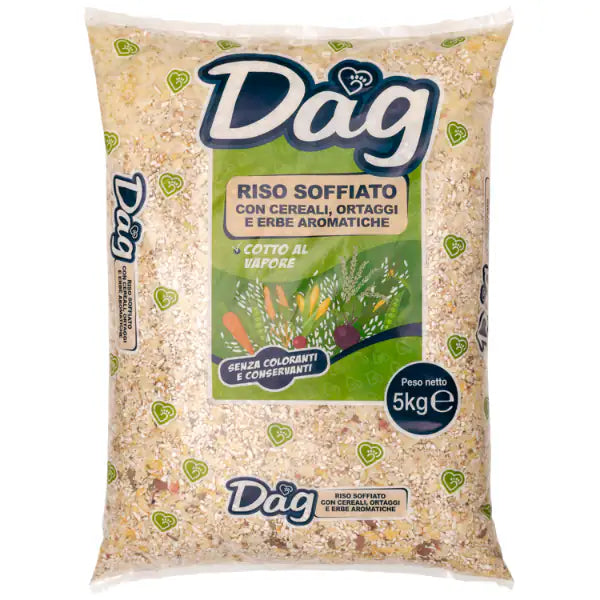Dag Riso Soffiato con Cereali, Ortaggi e Erbe Aromatiche  5 kg bauzaarit.myshopify.com
