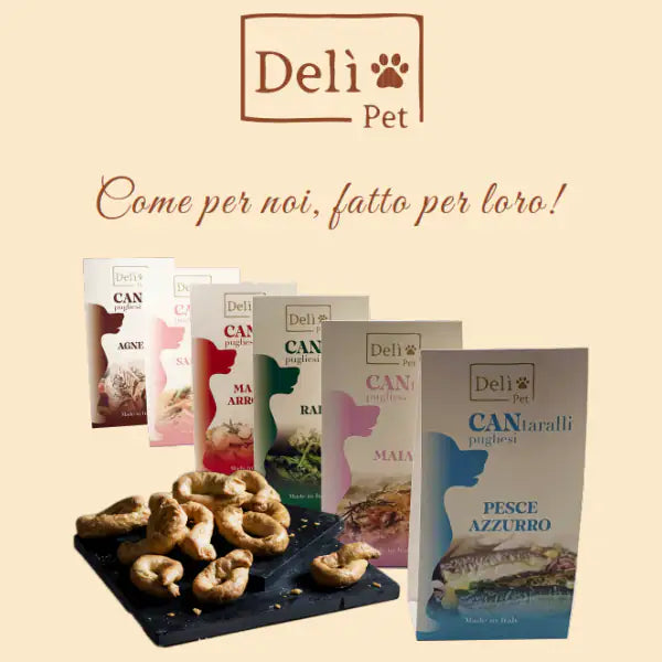 Delì Pet CANtaralli Pugliesi Snack per cani 150 gr   bauzaarit.myshopify.com